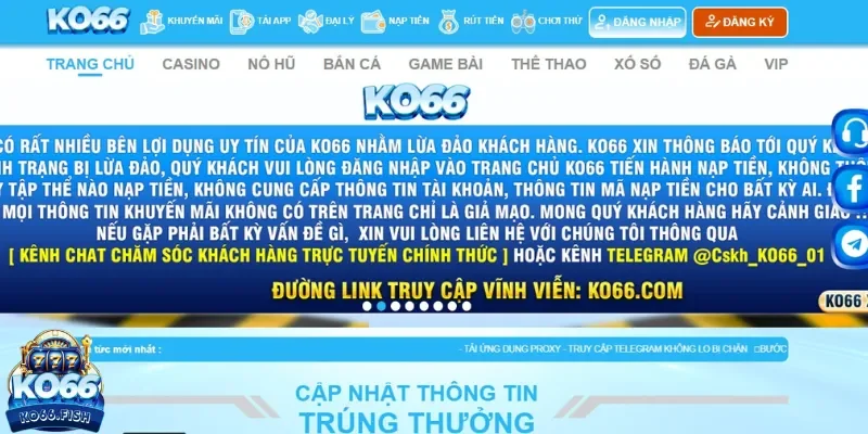 Lý do nên dùng link vào KO66 chuẩn chỉnh