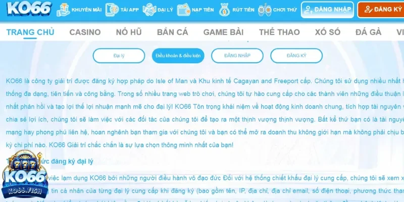 Tìm hiểu về điều khoản KO66