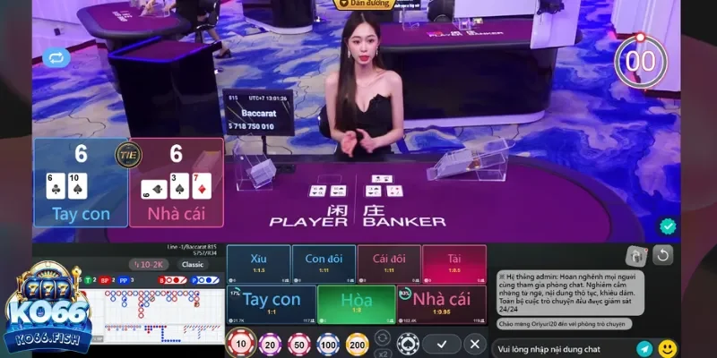 Nắm cách tính điểm Baccarat